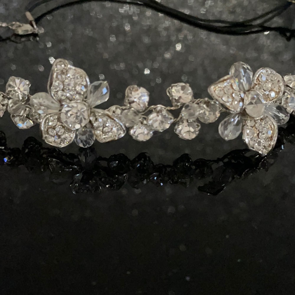 Swarovski crystal head piece